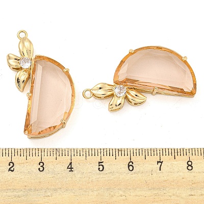 Brass with Glass Pendant FIND-Z044-12B-1