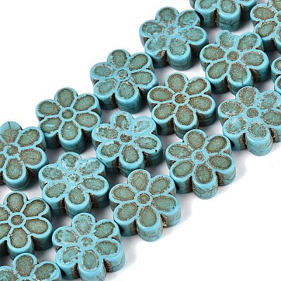 Synthetic Turquoise Beads Strands G-N364-05A-01-1