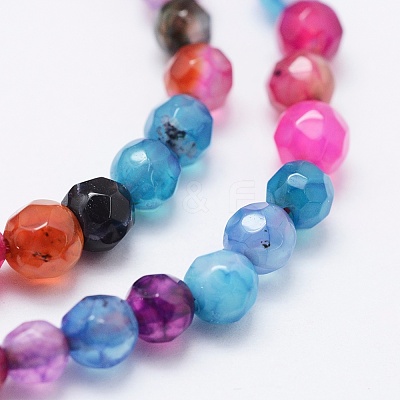 Natural Agate Beads Strands X-G-E469-12G-1