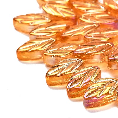 Electroplate Glass Beads Strands EGLA-B004-02A-FR02-1
