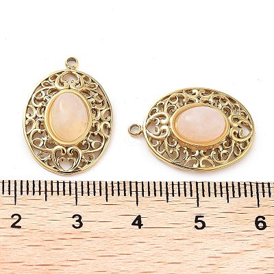 304 Stainless Steel Pendants STAS-L012-359B-G-1