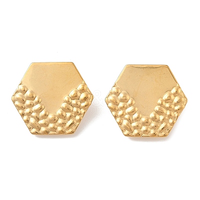 304 Stainless Steel Stud Earrings Findings LS-EJEW-R151-01G-02-1