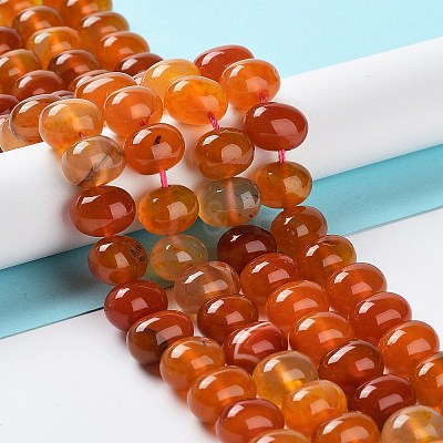 Natural Agate Beads Strands G-G021-03B-15-1