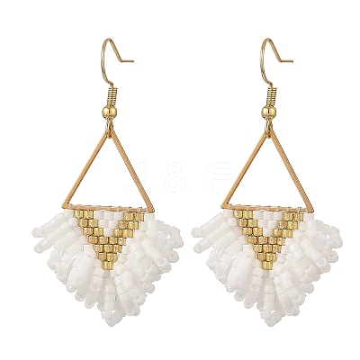 304 Stainless Steel Dangle Earrings EJEW-MZ00806-1