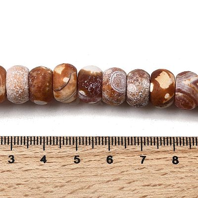 Dyed & Heated Natural Fire Crackle Agate Beads Strands G-D336-01-1