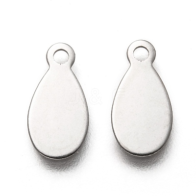 Non-Tarnish 201 Stainless Steel Chain Extender Drop STAS-O134-04P-1