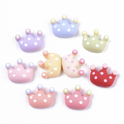 Opaque Resin Cabochons X-CRES-N022-89-1
