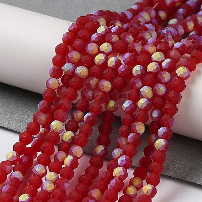 Imitation Jade Glass Beads Strands EGLA-YW0003-19B-06-1