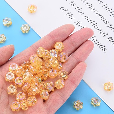 Transparent Acrylic Beads MACR-S373-06-C05-1