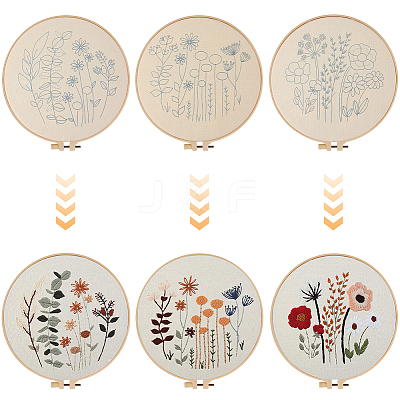 DIY Embroidery Kits For Beginner DIY-WH20011-73F-1