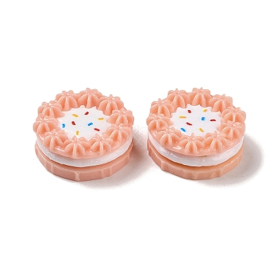 Opaque Resin Imitation Food Decoden Cabochons CRES-L037-15A-1