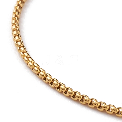 PVD Vacuum Plating 304 Stainless Steel Box Chain Necklaces NJEW-JN03232-1