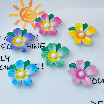 Opaque Resin Enamel Cabochons CRES-D308-08-1