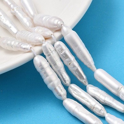 Natural Baroque Keshi Pearl Beads Strands PEAR-P064-05C-05A-1