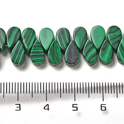 Synthetic Malachite Beads Strands G-B064-B07-1