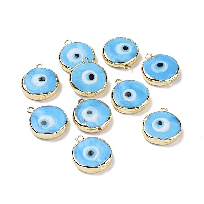 Handmade Lampwork Pendants LAMP-P057-03G-04-1