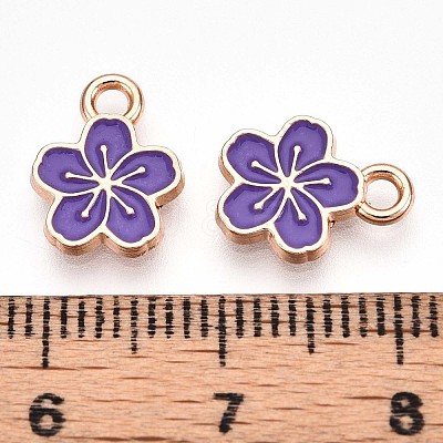 Alloy Enamel Charms ENAM-T022-07E-1