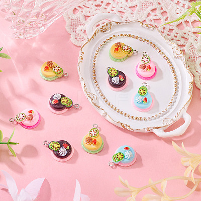 10Pcs Resin Pendants FIND-TA0008-34-1