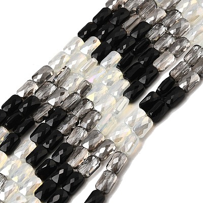 Electroplate Glass Beads Strands EGLA-D300-05-02-1