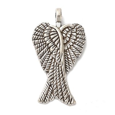 Tibetan Style Alloy Pendants TIBEP-A23255-AS-LF-1