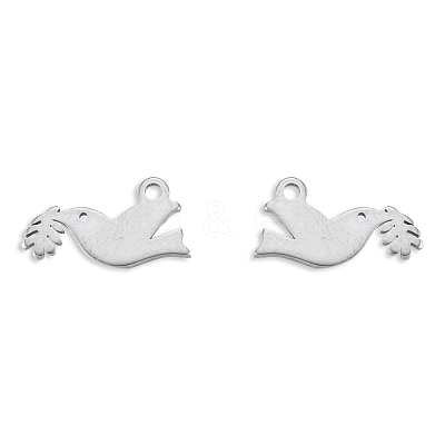 Non-Tarnish 201 Stainless Steel Charms STAS-N098-130P-1