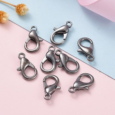 Zinc Alloy Lobster Claw Clasps E105-B-1