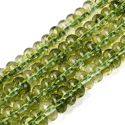 Crackle Transparent Glass Beads Strands GLAA-N074-02A-13-1