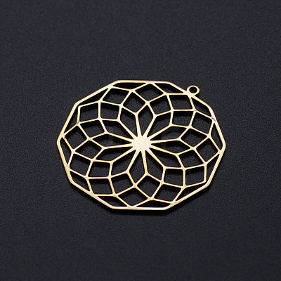 201 Stainless Steel Filigree Charms STAS-T049-T693-2-1