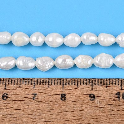 Natural Baroque Keshi Pearl Beads Strands LS-PEAR-N031-01C-1