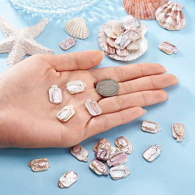50Pcs Natural Baroque Keshi Pearl Beads PEAR-TA0001-39-1