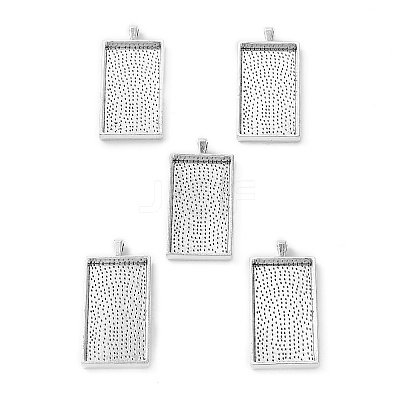 Alloy Pendant Cabochon Settings LS-PALLOY-2418-AS-FF-1