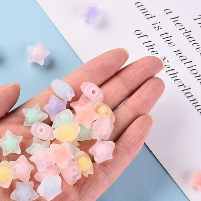 Transparent Acrylic Beads TACR-S152-02C-1