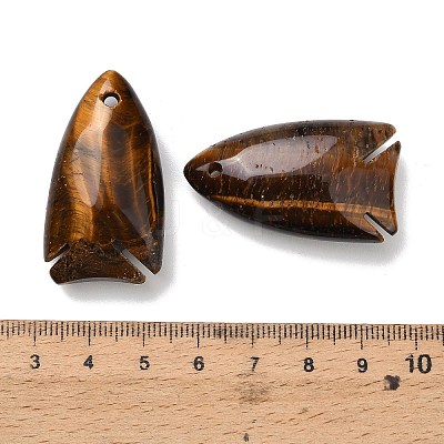 Natural Tiger Eye Pendants GG-CBA6D08-B12-1
