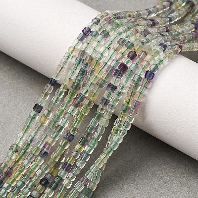 Natural Fluorite Beads Strands G-B142-C05-2x2mm-1
