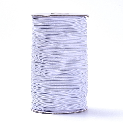 1/8 inch Flat Braided Elastic Rope Cord EC-R030-3mm-01-1