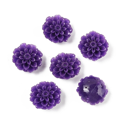 Synthetic Coral 3D Flower Rose Beads CORA-L046-D04-1