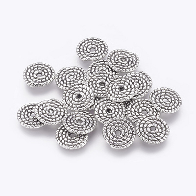 Tibetan Style Spacer Beads X-TIBEB-6098-AS-LF-1