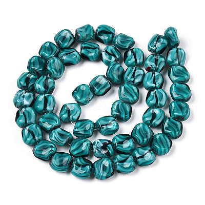 Handmade Milleflori Glass Beads Strands X-LAMP-M018-01A-10-1