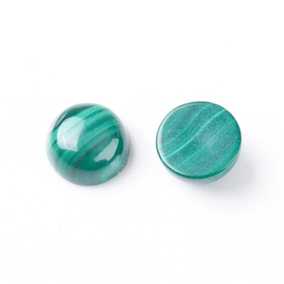 Natural Malachite Cabochons G-E557-06A-1