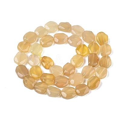Dyed & Heated Natural Agate Beads Strands G-N359-15A-06-1