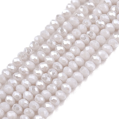 Electroplate Glass Beads Strands EGLA-A044-P1mm-A19-1