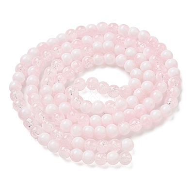 Crackle Glass Beads Strands GLAA-U001-6mm-12-1