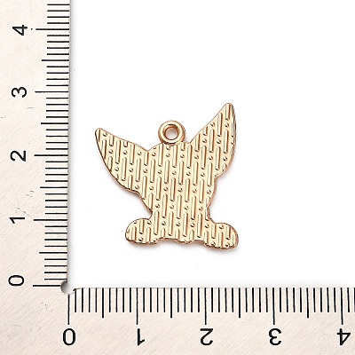 Animal Puppy Alloy Enamel Pendants FIND-V001-03G-07-1