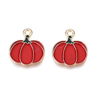 Thanksgiving Day Theme Alloy Enamel Pendants X1-ENAM-T020-35M-1