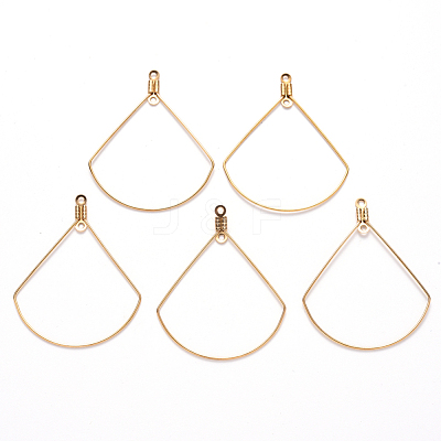 PVD Vacuum Plating 304 Stainless Steel Wire Pendants STAS-S103-11G-1