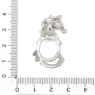 Brass Pendant Cabochon Settings KK-S521-16C-P-1