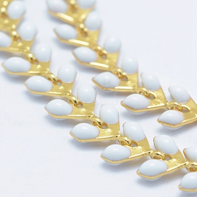 Brass Handmade Chains X-CHC-P004-C01G-1