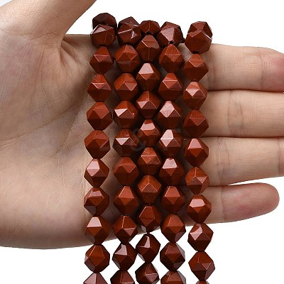 Natural Red Jasper Beads Strands G-Z119-A22-03-1