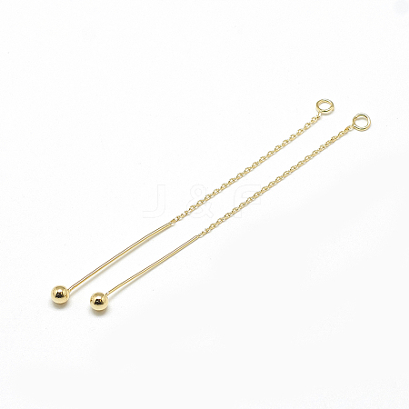 Brass Cable Chain Big Pendants LS-KK-T032-155G-1