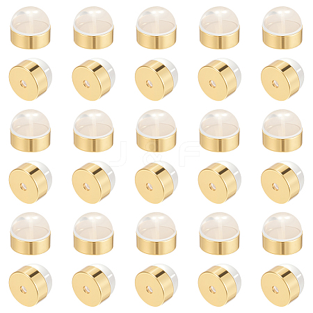 32Pcs Brass Ear Nuts KK-ME0003-62G-1